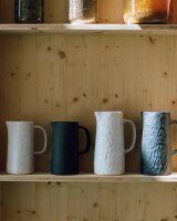 YLI WASSERKRUG/ PITCHER/ VASE 1,2 L Matt schiefer style