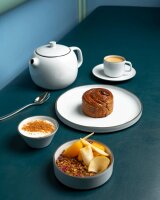 EQUINOXE TEETASSE MIT UNTERTASSE 200 ml Weiss Kumulus