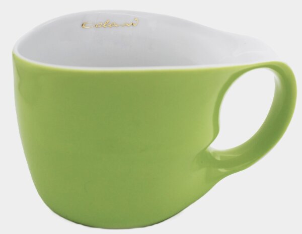 Luigi Colani Porzellan Jumbotasse grün ohne Untertasse