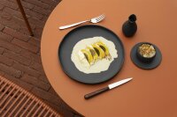 CARACTERE FLACHER TELLER 28 cm Matt schiefer styl