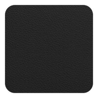 Fleximats Untersetzer, 4er Set, 10x10cm, Cognac/Schwarz