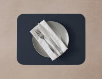 Fleximats Platzsets, 2er Sets, 46x33cm, Navy/Grau