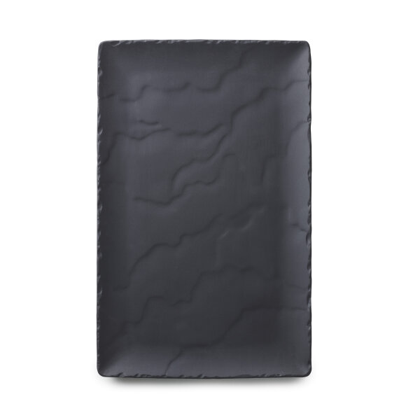 STEAK SERVIERPLATTE 33 cm  x 21 cm RECHTECKIG Matt schiefer