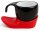 Espressotasse Vision 2tlg „black & red“