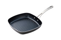 Grillpfanne mit Keramikbeschichtung, 26 cm, Edelstahlgriff