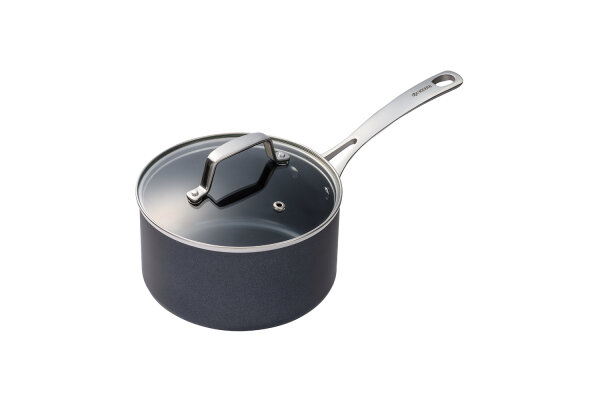 Kochtopf mit Keramikbeschichtung, 19 cm, inklusive Glasdeckel