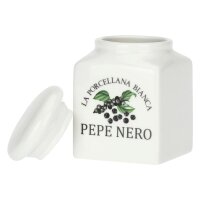 Gewürzdosen-Set 4-teilig Curcuma, Zafferano, Pepe Nero und Pinoli - 0,175 l