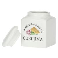 Gewürzdosen-Set 4-teilig Curcuma, Zafferano, Pepe Nero und Pinoli - 0,175 l