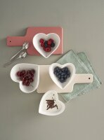 Herzschalen 6 er Set  Cupido 13 x 12 x 5,8 cm