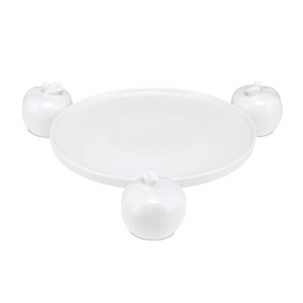 Kuchenplatte/ Tortenplatte "Alzatina Mele" Fattoria 22 cm