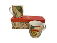 Porzellanbecher 2er Set MIRABILIA 350 ml gelb