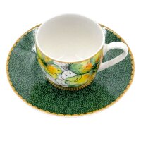 Espressotassen mit Untertassen 2er Set MIRABILIA 90 ml...