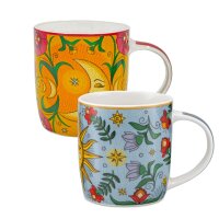 Porzellanbecher 2er Set MIRABILIA 350 ml „Sole...
