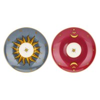 Espressotassen mit Untertassen 2er Set MIRABILIA 90 ml „Sole & Luna“