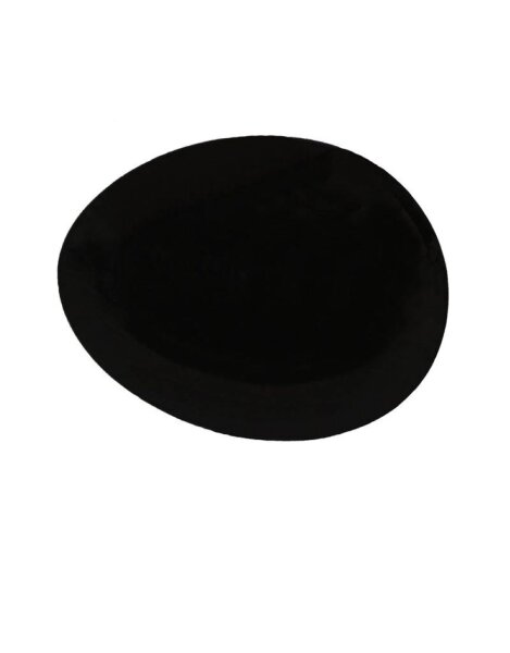 Luigi Colani Porzellan Untertasse für Jumbotasse schwarz