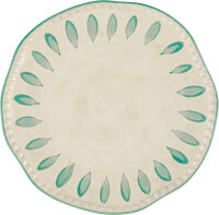 Speiseteller Domitilla Aqua Grün