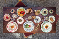 Speiseteller Domitilla Nachtblau