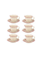 Espressotasse mit Untertasse Domitilla Magenta