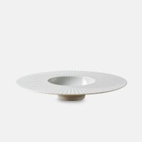 SPHERE KUGEL-TELLER Alabaster Weiss Ø 30,5 cm