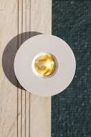 SPHERE KUGEL-TELLER Alabaster Weiss Ø 30,5 cm