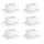 Kaffeetassen Set 6 Stück mit Untertasse Collina
