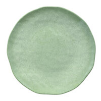 Teller flach Ø 27 cm Atmosfera grün Set mit 2...