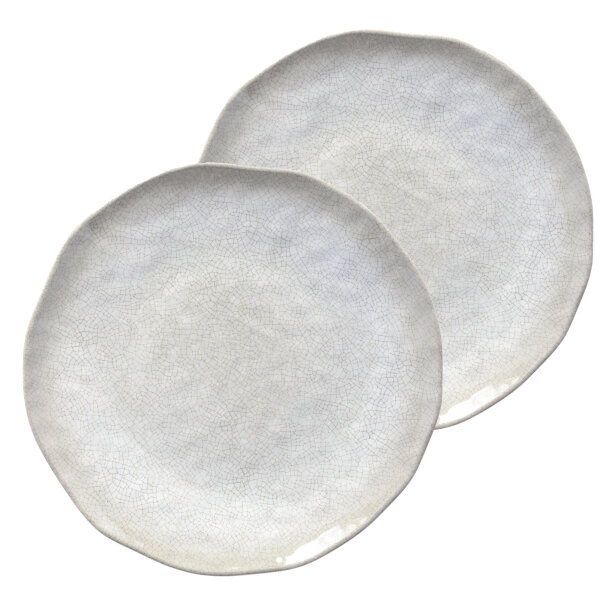 Teller flach Ø 27 cm Atmosfera Taube Set mit 2 Stück