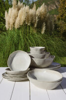 Servierschale oval 33 x 23,5 x 7 cm Atmosfera Taube