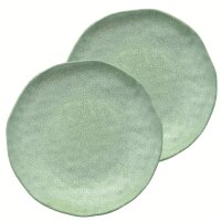 Geschirrset 8-teilig Atmosfera grün Melamin