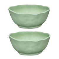 Geschirrset 8-teilig Atmosfera grün Melamin