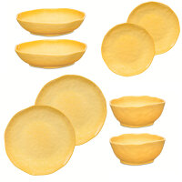 Geschirrset 8-teilig Atmosfera ocker