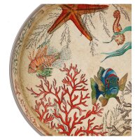 Serviertablett Ø 35 cm Sea Life