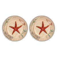 Teller tief / Suppenteller Ø 19,5 cm Sea Life Set...