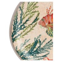 Frühstücksteller / Dessertteller  Ø 21 cm Sea Life Set mit 2 Stück