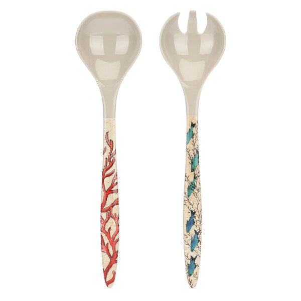 Salatbesteck 29 x 7 cm Sea Life