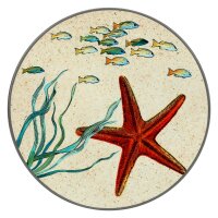 Topfuntersetzer Ø 20 cm Keramik Sea Life