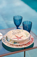 Geschirrset 8-teilig Sea Life Set