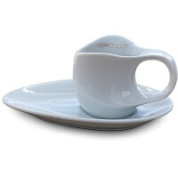 Luigi Colani Porzellan 2 Espressissimo - Tassen mit 2...