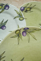 Servierteller oval 45 x 30 cm Olive