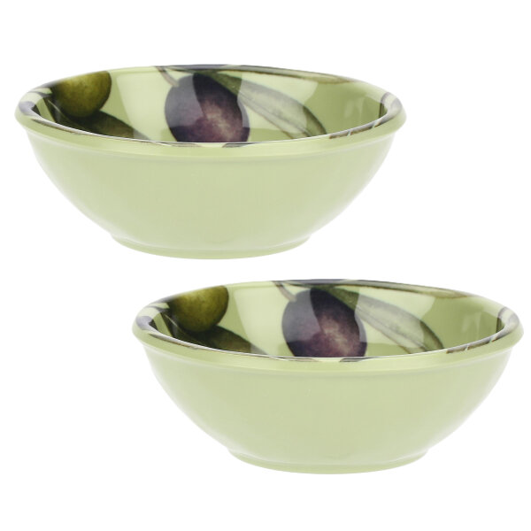 Schälchen Ø 12 cm Olive Set mit 2 Stück