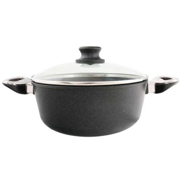 Bratentopf mit Deckel 28 cm BAF GIGANT Newline für alle Herdarten
