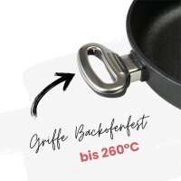 Kochtopf mit Deckel 24 cm BAF GIGANT Newline für alle Herdarten