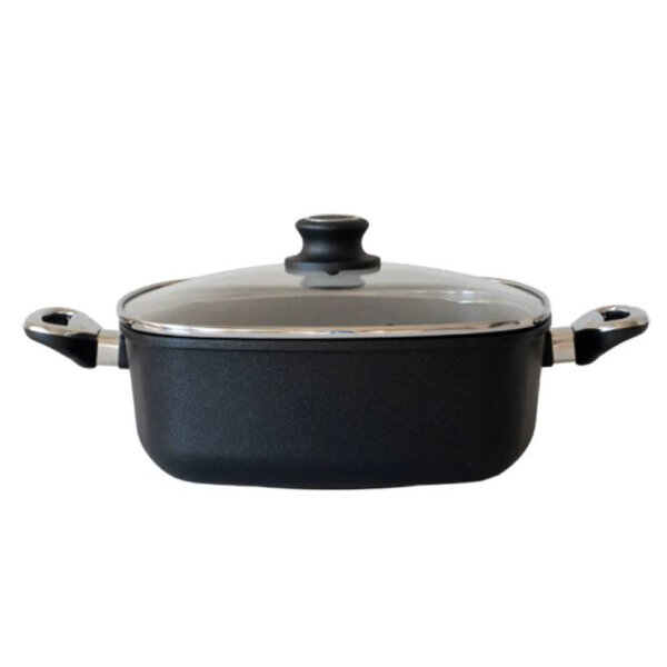 Viereckbräter mit Deckel 28x28 cm BAF GIGANT Newline für alle Herdarten