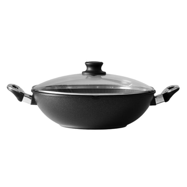 Wokpfanne mit Deckel 30 cm BAF GIGANT Newline für alle Herdarten