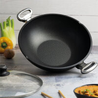 Wokpfanne mit Deckel 30 cm BAF GIGANT Newline für alle Herdarten