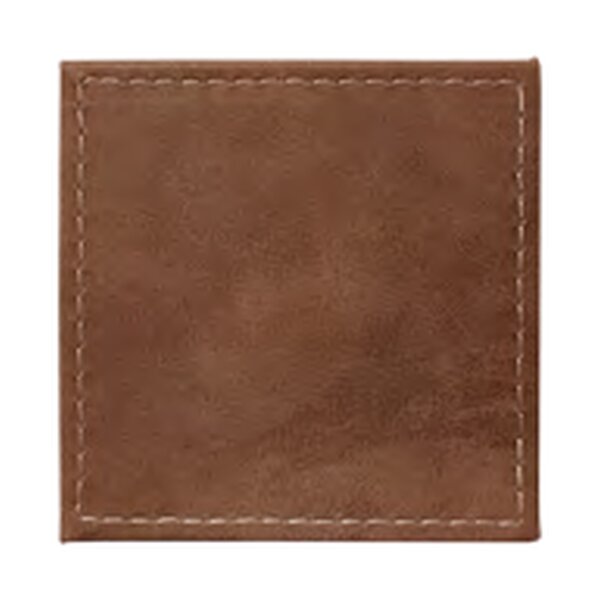 Freeform Untersetzer Hellbraun/Dunkelbraun 4er-Set 10 x 10 cm