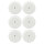 Speiseteller Coup 27 cm Weiß Set 6 Sück