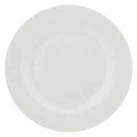 Speiseteller mit Fahne 27 cm Weiß Set 2 Stück