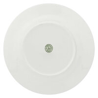 Speiseteller mit Fahne 27 cm Weiß Set 2 Stück