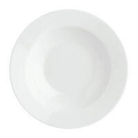 Suppenteller mit Fahne 23 cm Weiß